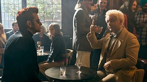 David Tennant confirms that kissing Michael Sheen in Good Omens was "fine"