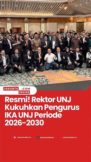 Resmi! Rektor UNJ Kukuhkan Pengurus IKA UNJ 2026-2030