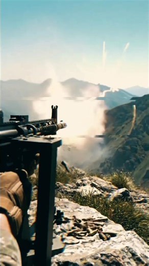 He Fired the Most Powerful Machine Gun From a Mountain Top!
