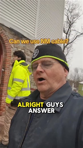 Can we use NM-B Cable (Romex) in a Church? My Dad asks me (Electrician Apprentice) if we can use Romex Wire (NM-B Cable) inside a Church, Thoughts? #electrician #bluecollar #electricalcontractor #hendythesparky #trending | Chris Henderson