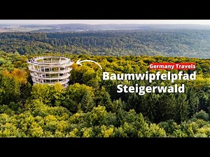 Baumwipfelpfad Steigerwald [Bavaria] [4K] | Tree Top Walk