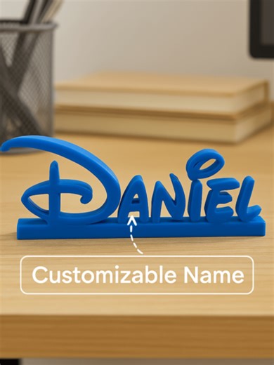 1 Piece Personalized Desk Name Plate, Custom Office Name Sign, Teacher & Lawyer Desk Sign, Boss Gift, Theme Font Options, Personalized Name Plate, Office Decor, New Job, Office Supplies, 3D Printed | SHEIN