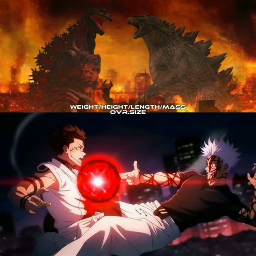 shin godzilla vs gojo and sukuna
