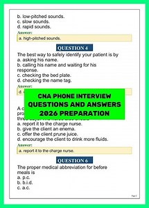 CNA Phone Interview Questions and Answers 2026 | Top Interview Prep Guide