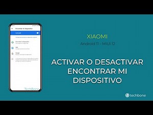 Activar o desactivar Encontrar mi dispositivo - Xiaomi [Android 11 - MIUI 12]
