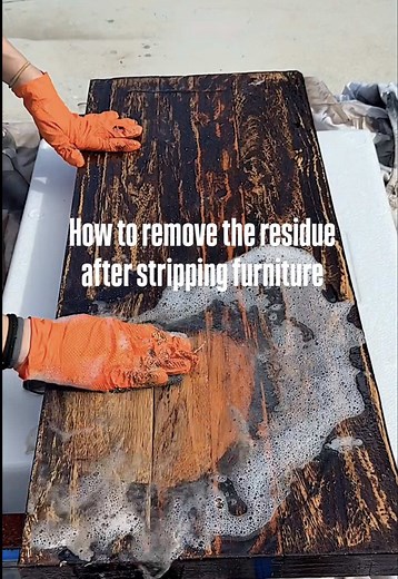 Removing Residue After Stripping Furniture Made Easy