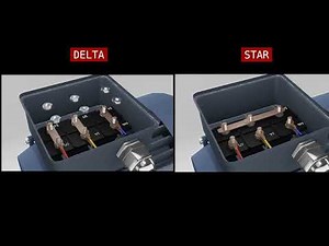STAR - DELTA CONNECTION IN 3 PHASE INDUCTION MOTOR