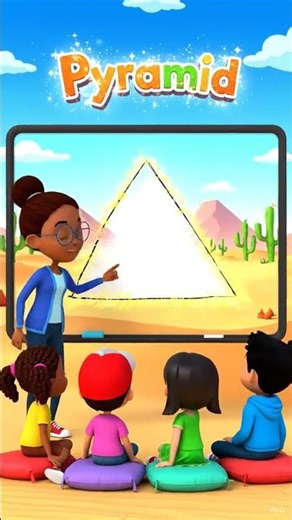 EP33 | Pyramid Shape for Kids | Fun 3D Learning