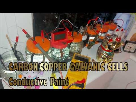 Carbon Copper Galvanic Cells with Conductive Paint 20260407