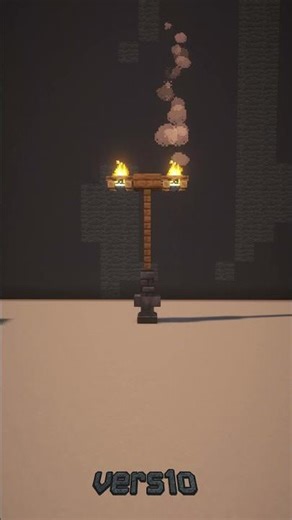 Testing Every Torch Style in Minecraft #minecraft #shorts #build