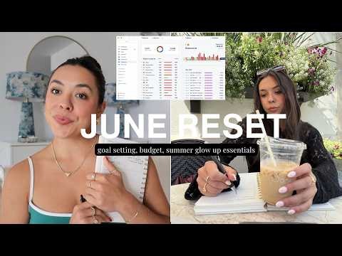 JUNE RESET 2026 (budget, goals, summer essentials & more)