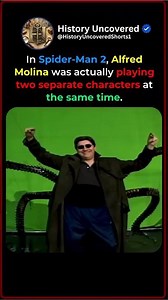 The Hidden Role Alfred Molina Played in Spider man 2 🕷️🎭 History Uncovered Shorts