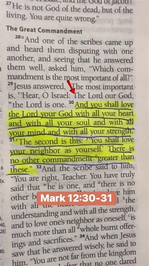 Love God First — Love People Right | Mark 12:30–31 ❤️‍🔥