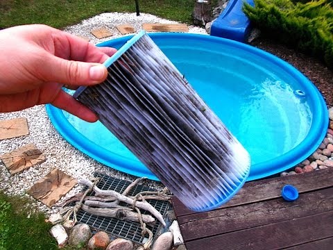 How to change swimming pool type A Intex filter - Poolboy Instructions