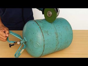 Old R134a Gas Cylinder Transformed Into 3 Powerful DIY Tools