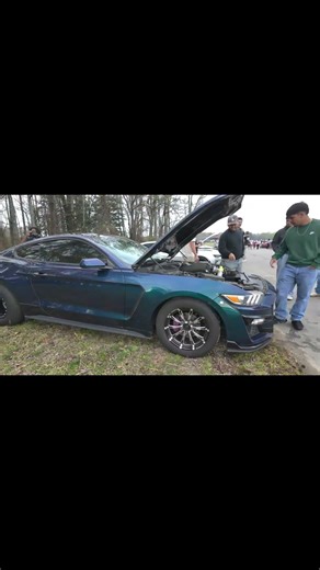 Twin turbo mustang Spotted at Clayton Cars and Coffee