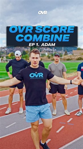 OVR Performance on Instagram: "The OVR Combine 🏋️‍♂️ Adam takes on the OVR Combine to get his OVR Score 📊 How do you get your own OVR Score? ⚖️ Measure Height & Weight ✈️ Test your standing vertical jump ⚡️ Test your Velo Bench ↔️ Test your 5-10-5 🏃 Test your Tru40 📱 Head over to OVRScore.com and enter Head over to OVR Performance on YouTube to see the full video out now! #GamifyYourTraining"