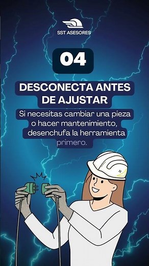 Evita descargas eléctricas al usar herramientas - SEGURIDAD ELÉCTRICA