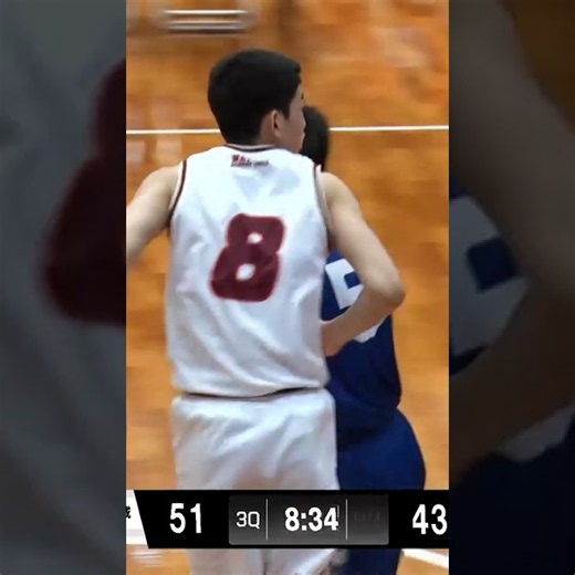 #仙台大明成 のエースナンバー８を背負う、U18日本代表 #今野瑛心（#8）が27得点の大活躍💫【インタｰハイ 2026 バスケットボール｜1回戦】