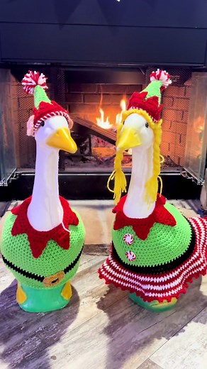 Creative Christmas Outfit Ideas Featuring Santa's Geese
