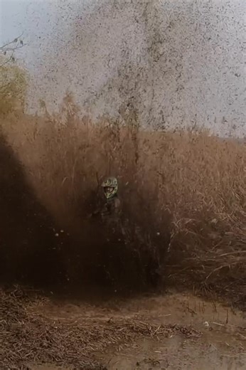 Exciting All-Terrain Vehicle Ride Through Muddy Marshes