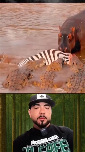 Hipopótamo comiendo carne | Mundo Animal