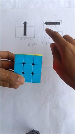 3x3 Cube Made Child-Level Easy 👶 | Try This! #shorts #viral