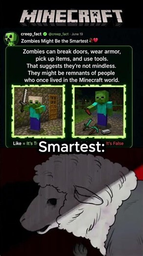 Minecraft Logic is Broken... 🧠❌ #minecraft #memes #creeper