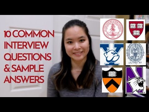 10 College Interview Questions and Sample Answers | Former Stanford Interviewer