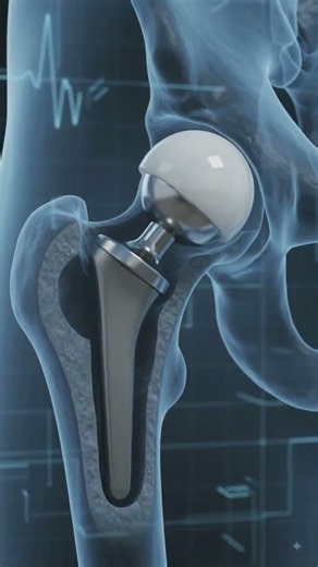 Total Hip Replacement Surgery Explained #shorts
