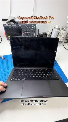 MacBook Pro Liquid Damage Repair 🔬 Corrosion Explained #laptoprepair #shorts #apple