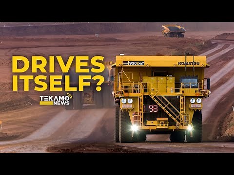 Mine Trucks that drive THEMSELVES - Komatsu FrontRunner Autonomous Haulage System (AHS)