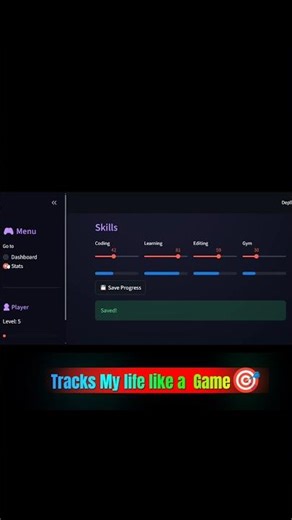 Turned My Life Into a GAME With Python 😳🎮