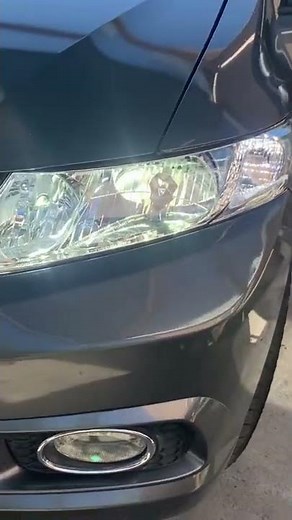 2012 Civic Ex headlight upgrade 🙃🥹😅 also LED bulb upgrade