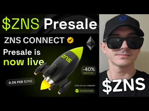 $ZNS - ZNS CONNECT TOKEN PRESALE CRYPTO COIN HOW TO BUY ICO ETHEREUM BLOCKCHAIN ETH USDT USDC NEW