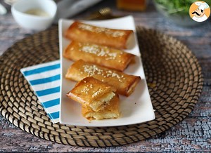Recette feta saganaki : croustillants de feta et miel