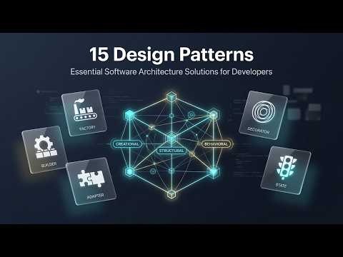 15 Design Patterns Every Developer Should Know — Explained Like You're 10