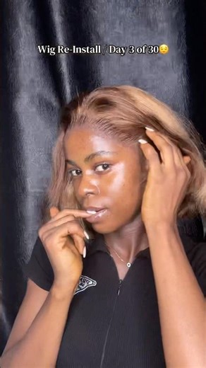 Wig Re-Install / Day 3 of 30. #wiginstall #wiginstallation #wiginstall #wigs