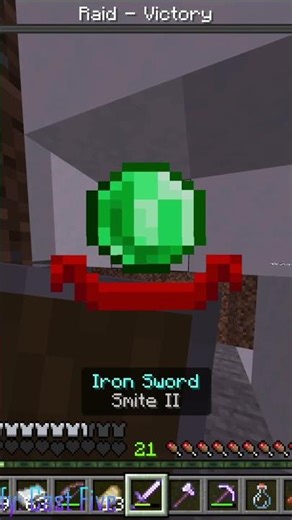 Our First Raid Complete #shorts #minecraft #raid #gaming