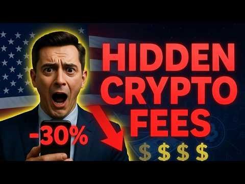 Hidden Crypto Fees in the USA 🚨 How Exchanges Quietly Take 30% of Your Profits!