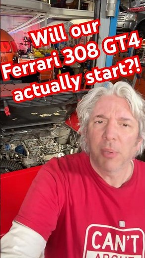Does the CHEAPEST FERRARI in Europe even START?! #ferrari #mechanic #shorts