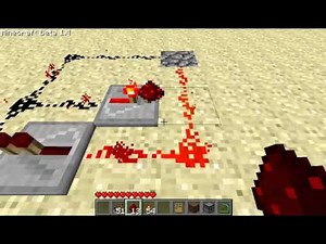 Minecraft - 1 Tick Redstone Pulse (Beta 1.4)