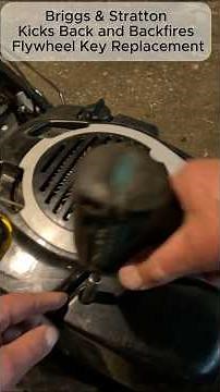 Briggs & Stratton Kicks Back and Backfires #Shorts