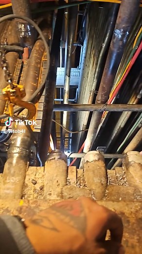 #welder #boilermaker #tubewelder #unionstrong #weldtok #unionworkers #tigwelding #weld #welding #powerplant #outage #