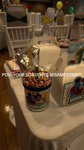 I am extremely happy with how everything came out! Our party planner brought our vision to life! Anything for my baby boy 💙 #sesamestreet #firstbirthdayparty #sesamestreettheme #elmosworld #elmo