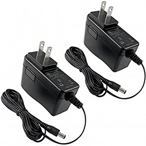 TIGERSECU Security Camera AC/DC Power Adapter, 12V 1A 100V-240V Power Supply, Compatible with Lorex, Night Owl, Swann, ZOSI, Amcrest, Reolink IP Cameras 5.5 x 2.1 mm (2-Pack)