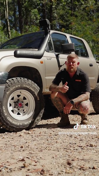Proof you don’t need a new rig to drive like one. Foam Cell shocks, upgraded torsion bars, comfort leaf springs and an SV steering damper have completely transformed Greg. Tighter steering. Smoother ride. A whole new feel behind the wheel. Sometimes the right suspension is all it takes to bring a ute back to life. Get your suspension sorted ➡️ www.toughdog.com.au #ToughDog #KZN165 #ToyotaHilux #TheOuterSide #JoinThePack
