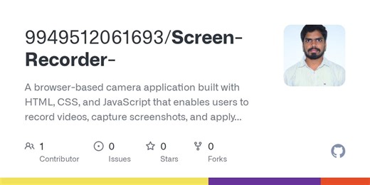 Vanilla JavaScript Camera Recorder App with MediaRecorder API | Addanki Adinarayana posted on the topic | LinkedIn