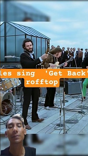 The beatles sing 'Get Back' On the rofftop