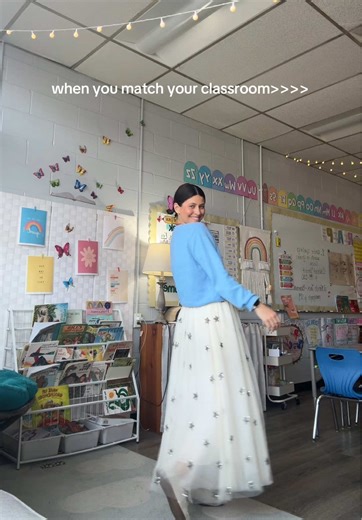 feeling so whimsical today #ootd #coolfunhipteacher #teachersoftiktok #teacheroutfit #whatiworetoteachtoday